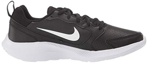 Image of Nike Women's WMNS Todos Black/White Leather Running Shoes-4 UK (6 US) (BQ3201-001)