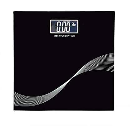 Image of Ardith Electronic Thick Tempered Glass LCD Display Digital Personal Bathroom Health Body Weight Weighing Scales For Body Weight, Weight Scale Digital For Human Body