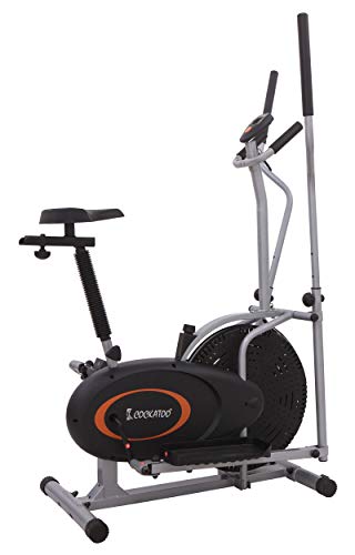 Cockatoo Ob-06 Elliptical Cross Trainer, Exercise Bike(1 Year Warranty, Free Installation Assistance), Steel, Multicolour