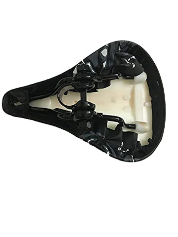 Image of ShreNik Classy Looks PU Cushion Form Saddle Seat for 12T, 14T, 16T, 20T Size Bicycle, Kids Cycle (Multicolour)