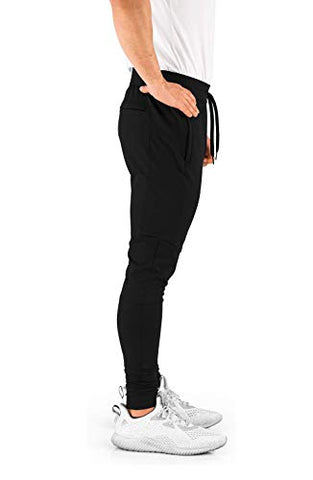 Image of hiker's way Men's Regular Fit Track Pants (HW-103BlackXB_Black_M)