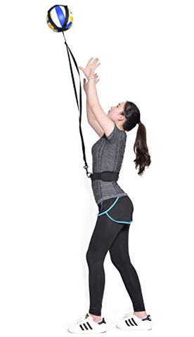 Image of GALAROES Volleyball Training Equipment Aid for Beginners Pro ( Black )