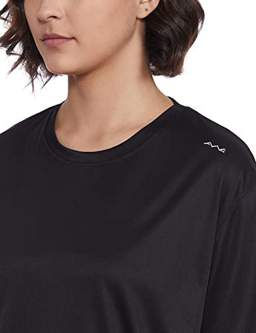Image of Puma Women Active Logo Heather Tee Black Heath S