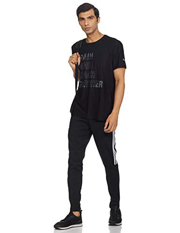 Image of Adidas Men's Athletic Fit Track Pants (GD5963_Black_Extra Large)