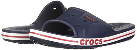 Image of crocs Unisex Adult Bayaband Slide Navy/Pepper Slipper-9 Men/ 10 UK Women (M10W12) (205392)