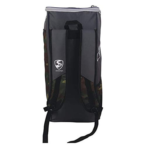 Image of SG Savage X2 Cricket Kit Bag, Camo/Grey/Yellow