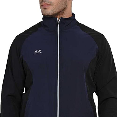 Image of Nivia 2458 Carboxy-1 Upper Tracksuit- M (Navy)