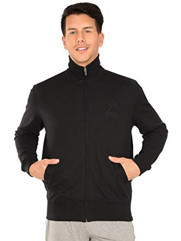 Image of Jockey Men's Track Jacket (2730-0103-BLACK_Small)