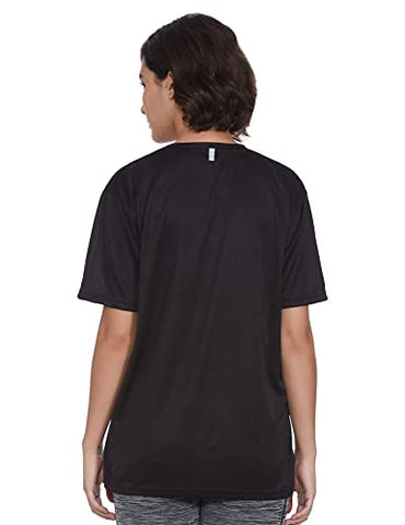 Image of Puma Women Active Logo Heather Tee Black Heath S