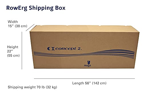 Concept 1 Row Erg with PM5 (Standard Legs, Black)