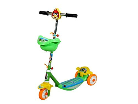 Image of JoyRide Three Wheel Kick Scooter for Boys and Girls with Adjustable Height,Storage Basket , Foot Break (3 Years-8 Years)