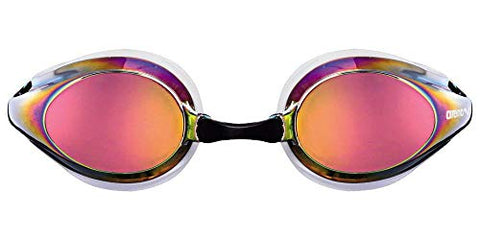 Image of Arena 92370 Tracks Swimming Goggles (White/Red Revo/Black)