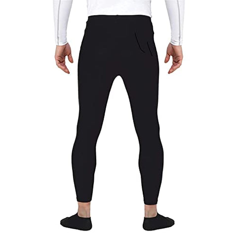 Image of UNBEATABLE Compression Tights Plain for Mens, Gym, Fitness,Cycling,Running,Workout,Sportswear,Training,Yoga,Pants Full Black-2XL