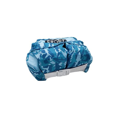 Image of Silfrae Swim Vests Swim Floatation Vest Learn-to-Swim Device Weighing from 30 to 50 lbs (Camo Shark)
