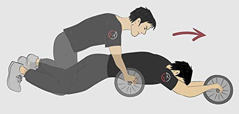 Image of StarX AB-900 Plastic Ab Roller, Adult (Multicolor)