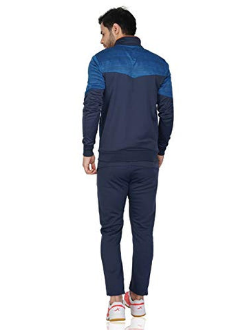 Image of Vector X Navy Chevron Mens Lightweight Sports Track Suit (Navy)
