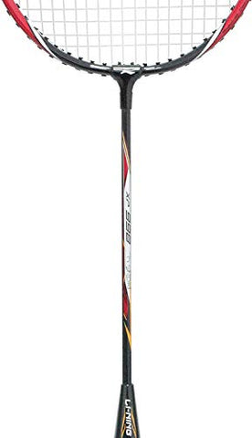 Image of Li-Ning XP 998-PV SINDHU Signature Series Aluminum-Alloy Isometric Strung Badminton Racquet (Charcoal/Red) Half Cover - Set of 2