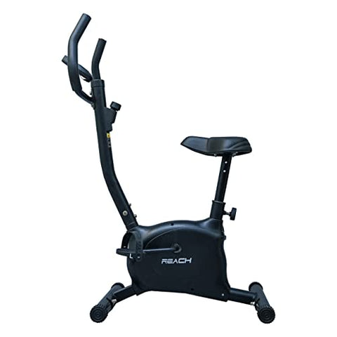 Image of Reach B-101 Stationary Upright Bike for Home Gym | Exercise Cycle with Adjustable Resistance and Height Adjusting Cushioned Seat | For Weight Loss & Indoor Cardio Fitness Full Body Workout for both Men & Women