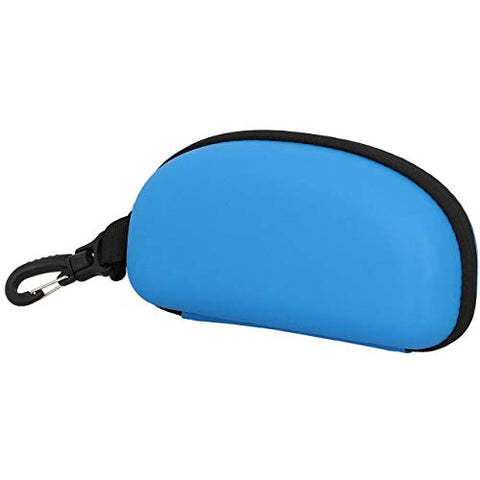 Image of arena Swim Goggle Case, Cyan / White