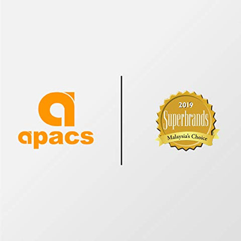 Image of Apacs Finapi 232 (38 LBS, Mega Tension) Graphite Unstrung Badminton Racket with Cover (Black)