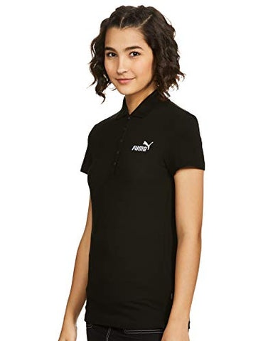 Image of PUMA Women's' Solid Regular T-Shirt (58677901 Black M)