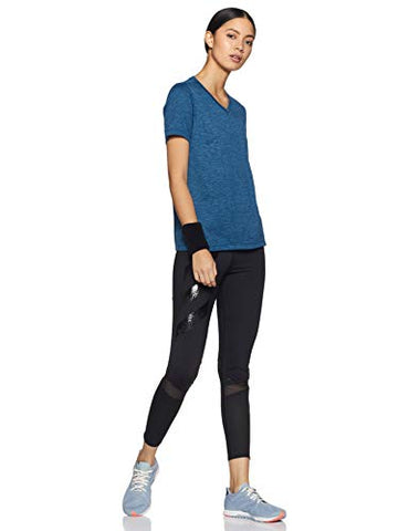 Image of Jockey Women's Plain Regular fit T-Shirt (MW01_Poseidon Medium)