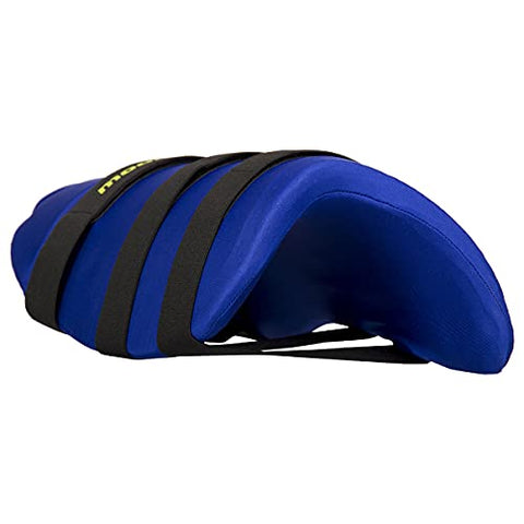 Image of Moonwalkr ENDOS Thigh Guards, Lower Body Safety, Protection Equipment for Cricket Players, Flexible Fit, Cricket Thigh Pads for Adults, Boys and Men, Right Hand Batsman, Medium, Blue
