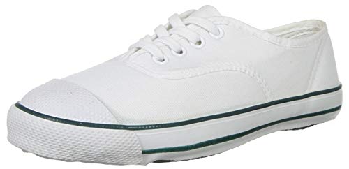 Bata Boy's Tennis White School Uniform Shoe (4391479), UK