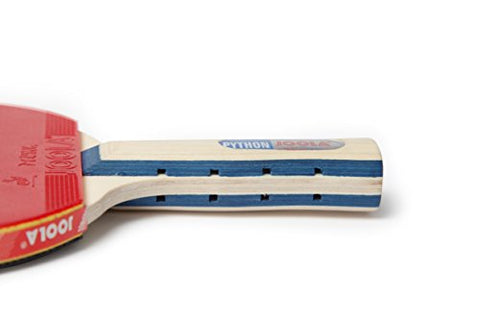Image of JOOLA Tour Competition Carrying Case - Ping Pong Paddle Set Includes 2 ITTF APPROVED Python Table Tennis Paddles & 18 40mm 3 Star Tournament Ping Pong Balls - High Density Case with EVA Foam Lining