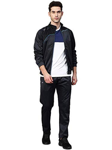 Image of DIDA Men's Polyester Tracksuit (D1283Navy_XL_Navy & Classic Blue_X-Large)