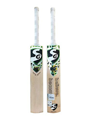 Image of Sg 2020 Special Edition Kashmir Willow Cricket Bat, Short Handle, Wood, Beige