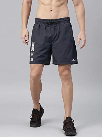 Image of D-passion Men's Regular Shorts (MS PRNT 00010 NAVY XL_Navy Blue_X-Large)