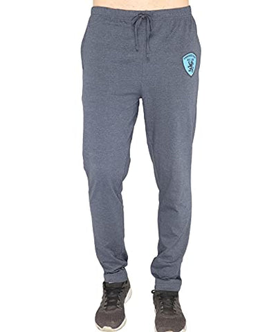Image of Chromozome Men's Slim Fit Track pants(S 6762 Blue Night L_Blue_Large)