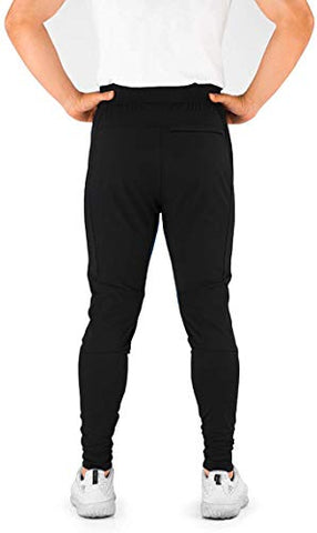 Image of hiker's way Men's Slim Fit Track Pants for Men Sports Black