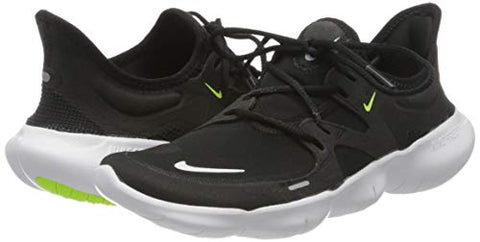 Image of Nike Women's Free Rn 5.0 Black/White-Anthracite-Volt Running Shoes-7 UK (9 US) (AQ1316)