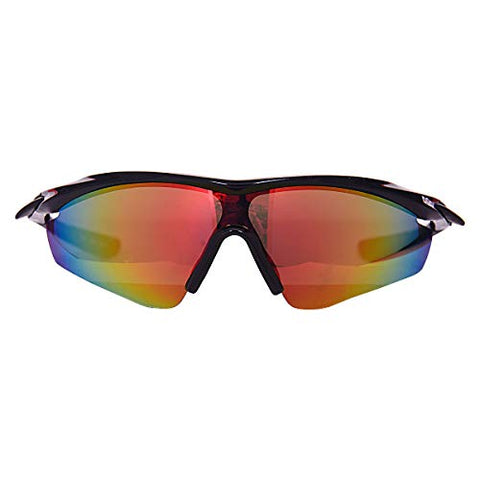 Image of DSC Passion Men's Polarized Cricket Sunglasses (Black)