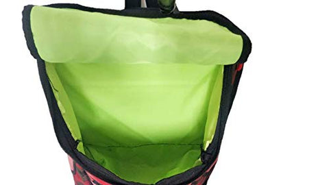 Image of HeadTurners Pro Badminton Backpack Kitbag with Shoe Pocket (Red Camo, Black )