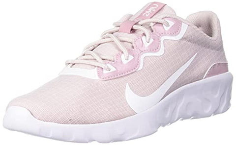 Image of Nike Women's WMNS Explore Strada Barely Rose/White-Plum Chalk Running Shoe-6 Kids UK (CD7091)
