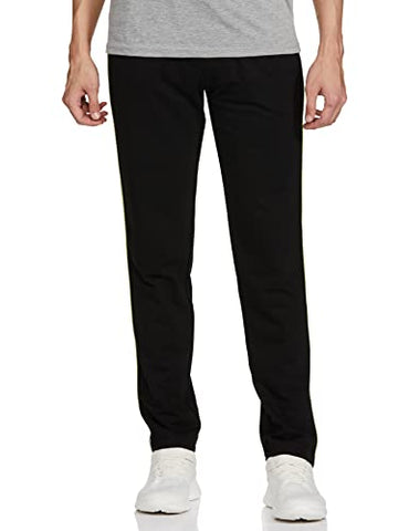 Image of Amazon Brand - Symbol Mens Relaxed Fit Track Pant (SS21SY007_Black_3XL)