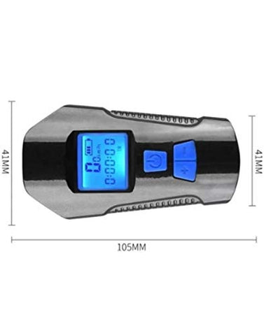 Image of FASTPED New Smart Bike Accessories Motor Handlebar Front 3 in 1 USB Rechargeable Power Display Speedometer Electric Horn Bike Light, plastic