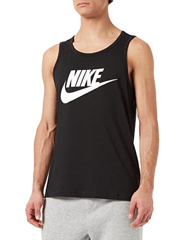 Image of Men's Nike Sportswear Club T-Shirt, Nike Shirt for Men with Classic Fit, Black/White, L