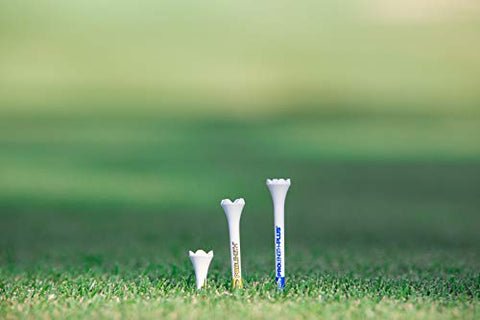 Image of Pride Professional Tee System Evolution Plastic Golf Tees (Pack of 50), 40 Count 3-1/4-Inch/2-3/4-Inch + 10 Count 1-1/2-Inch