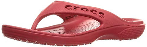 Image of Crocs Unisex Adult Baya Flip Red Slipper-M10W12 (11999-6EN)