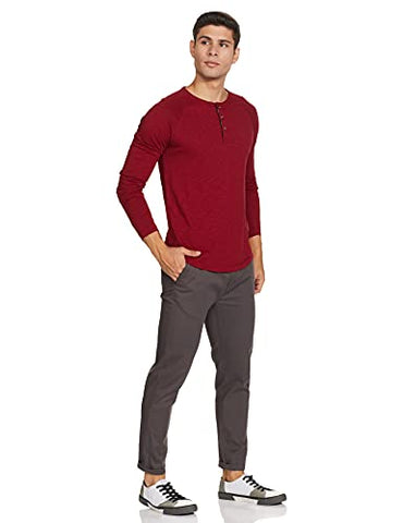 Image of Amazon Brand - Inkast Denim Co. Men's Regular T-Shirt (AZ-TS-09_Vintage Maroon 3XL)