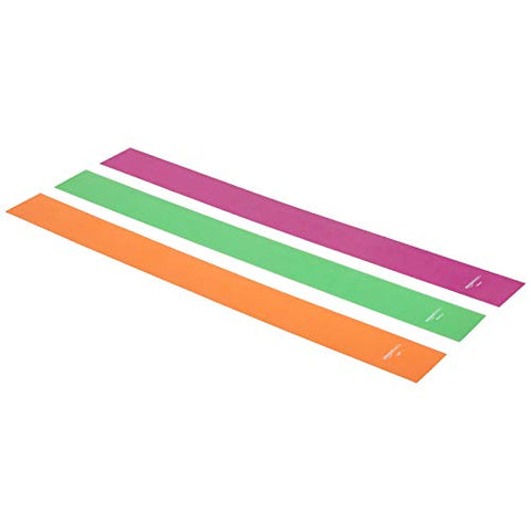 Image of AmazonBasics TPE Resistance Band - 1500mm, 3-Piece Set
