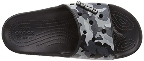 Image of crocs Unisex Adult Classic Black Slipper (207280-001), 8 UK