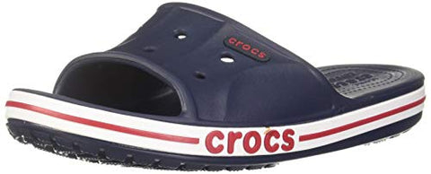 Image of crocs Unisex Adult Bayaband Slide Navy/Pepper Slipper-9 Men/ 10 UK Women (M10W12) (205392)