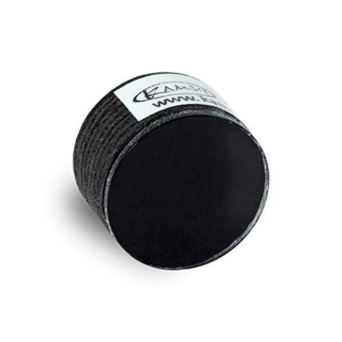Image of KAMUI Clear Black Laminated Pool Billiard CUE TIP - 1 pc (Medium, 13 mm)