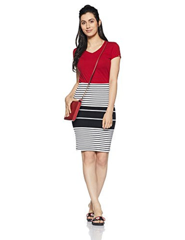 Image of Jockey Women's Cotton V-neck Tee (1359_Jester Red_Large)