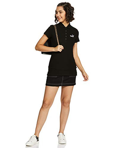 Image of PUMA Women's' Solid Regular T-Shirt (58677901 Black M)
